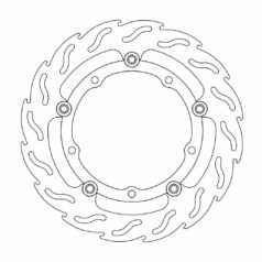BRAKE ROTOR FLOATING FLAME BLACK