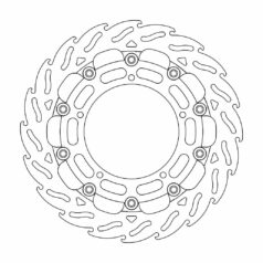 BRAKE ROTOR FLOATING FLAME BLACK