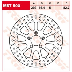 BRAKE ROTOR ROUND FIXED 292 FRONT