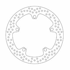 BRAKE ROTOR FIXED HALO ROUND NATURAL