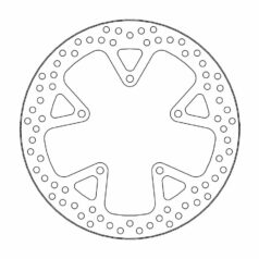 BRAKE ROTOR FIXED HALO ROUND NATURAL