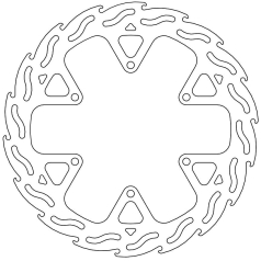 BRAKE ROTOR FIXED FLAME NATURAL