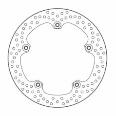 BRAKE ROTOR FLOATING HALO ROUND NATURAL