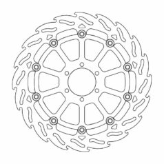 BRAKE ROTOR FLOATING FLAME BLACK