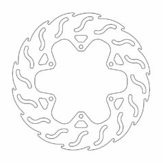 BRAKE ROTOR FIXED FLAME NATURAL
