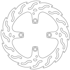 BRAKE ROTOR FIXED FLAME NATURAL