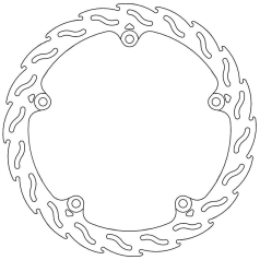 BRAKE ROTOR FIXED FLAME NATURAL