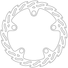 BRAKE ROTOR FIXED FLAME NATURAL