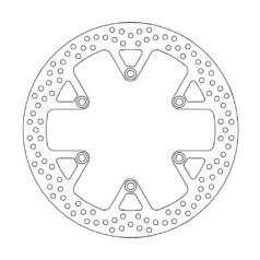 BRAKE ROTOR FIXED HALO ROUND NATURAL