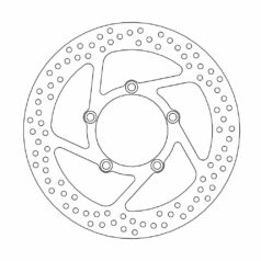 BRAKE ROTOR FIXED HALO ROUND NATURAL