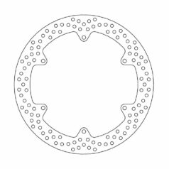 BRAKE ROTOR FIXED HALO ROUND NATURAL