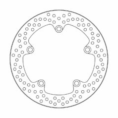BRAKE ROTOR FIXED HALO ROUND NATURAL