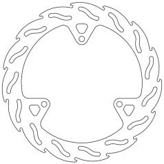 BRAKE ROTOR FIXED FLAME NATURAL