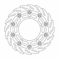 BRAKE ROTOR FLOATING FLAME BLACK