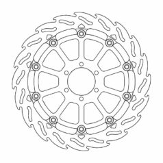BRAKE ROTOR FLOATING FLAME BLACK
