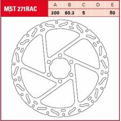 BRAKE ROTOR NON-FLOATING RAC-DESIGN