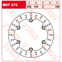 BRAKE ROTOR FIXED 256 ROUND FRONT/REAR