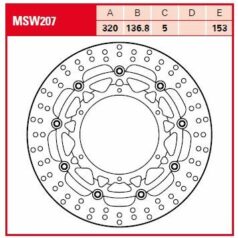 BRAKE ROTOR FLOATING STANDARD-DESIGN
