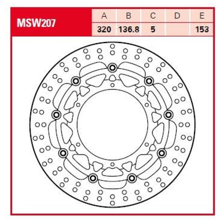 BRAKE ROTOR FLOATING STANDARD-DESIGN