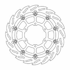 BRAKE ROTOR FLOATING FLAME BLACK