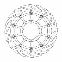 BRAKE ROTOR FLOATING FLAME BLACK
