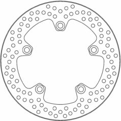 BRAKE ROTOR FIXED ROUND