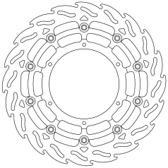 BRAKE ROTOR FLOATING FLAME