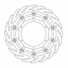BRAKE ROTOR FLOATING FLAME RACING