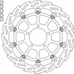 BRAKE ROTOR FLOATING FLAME