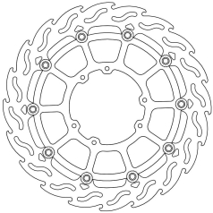 BRAKE ROTOR FLOATING FLAME