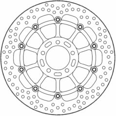 BRAKE ROTOR FLOATING HALO RACING ROUND