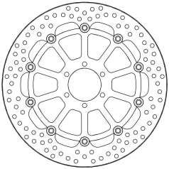 BRAKE ROTOR FLOATING HALO ROUND 310mm