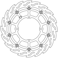 BRAKE ROTOR FIXED FLAME FRONT