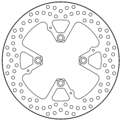 BRAKE ROTOR FIXED HALO