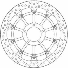 BRAKE ROTOR T-FLOATER HALO