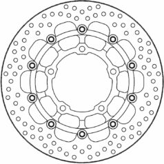 BRAKE ROTOR FLOATING HALO ROUND