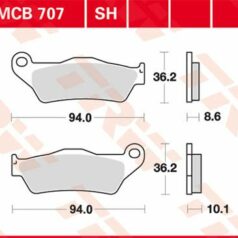 BRAKE PAD ALLROUND ORGANIC STANDARD