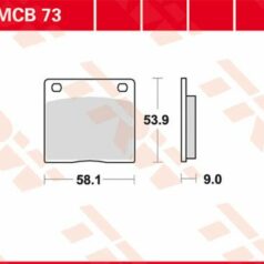 BRAKE PAD ALLROUND ORGANIC STANDARD