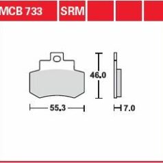 BRAKE PAD ALLROUND ORGANIC STANDARD