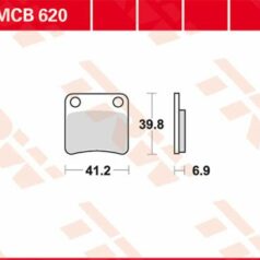 BRAKE PAD ALLROUND ORGANIC STANDARD