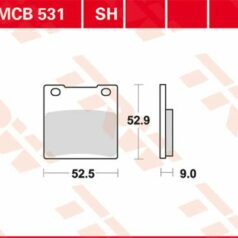 BRAKE PAD SH SINTER PERFORMANCE STREET & ROAD TRACKS