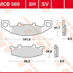 BRAKE PAD SV SINTER PERFORMANCE STREET
