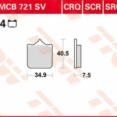 BRAKE PAD CRQ HYPER-CARBON RACING
