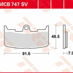 BRAKE PAD SV SINTER PERFORMANCE STREET