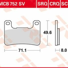 BRAKE PAD CRQ HYPER-CARBON RACING