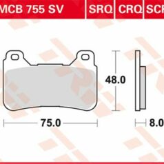 BRAKE PAD CRQ HYPER-CARBON RACING