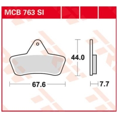 BRAKE PAD SI SINTER OFFROAD