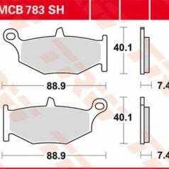 BRAKE PAD SH SINTER PERFORMANCE STREET & ROAD TRACKS