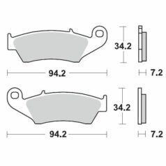 BRAKE PAD OFFROAD SINTER PRO RACING GP