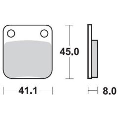 BRAKE PAD OFFROAD SINTER PRO RACING